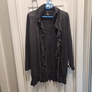 Only mine wool ruffles cardigan size m